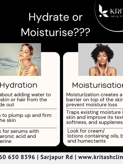 What is the difference between hydrating and moisturizing? Hydrators, like hyaluronic acid serums, add water to the skin, while moisturizers create a barrier to lock that water in. For truly healthy skin, you often need both.