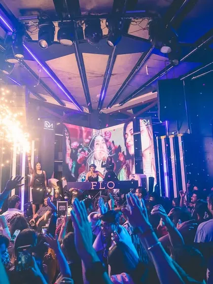 Sparklers and hands in the air make for an epic party moment.