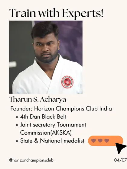 Learn from a certified expert. As the founder and a 4th Dan Black Belt, I bring years of competitive experience and a deep passion for teaching to every class.