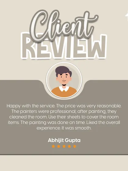 I value feedback from my clients as it motivates me to improve. Here are some of the wonderful reviews I've received, highlighting my team's excellent management, hard work, and professionalism.