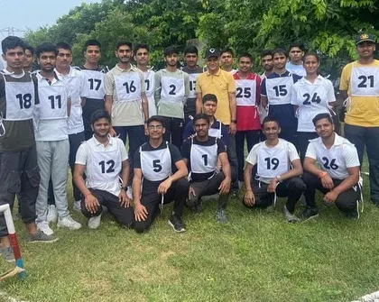 A group of SSB aspirants after a rigorous GTO session at our Delhi academy. You can see the determination and camaraderie among the candidates.