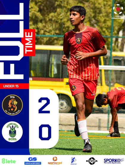 A solid 2-0 win for our U15 team during the Youth Championship.