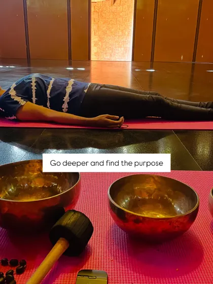 The purpose of sound healing is to help you go deeper. The vibrations from these Tibetan bowls help quiet the thinking mind, allowing you to connect with your inner purpose and intuition.