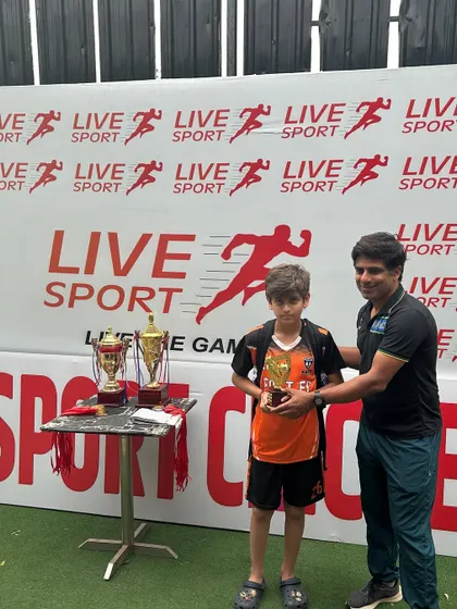 An individual award for one of our U11 players at the Junior Football League.