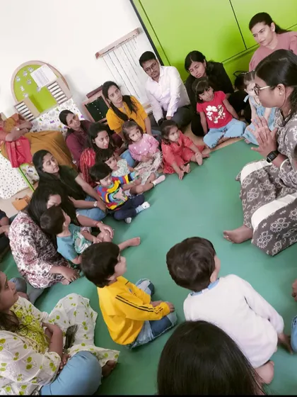 We prepare children for the real world with essential life skills. This gallery shows our Market Day, where kids learn about shopping and transactions, and important workshops on dental hygiene and personal safety, all taught in an engaging, age-appropriate manner.