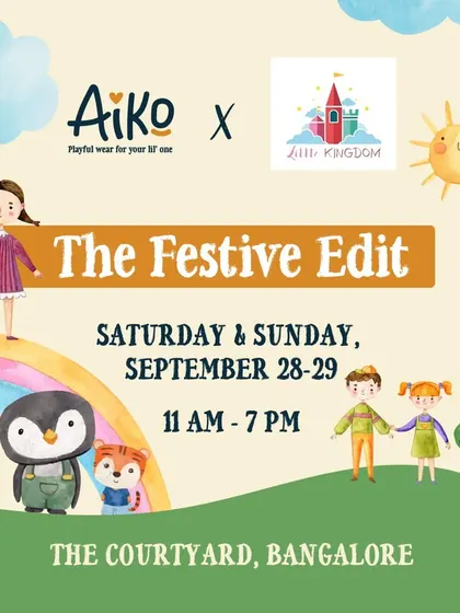 A collaboration announcement with Aiko, one of the playful wear brands featured at our Festive Edit. I love partnering with such creative local businesses.