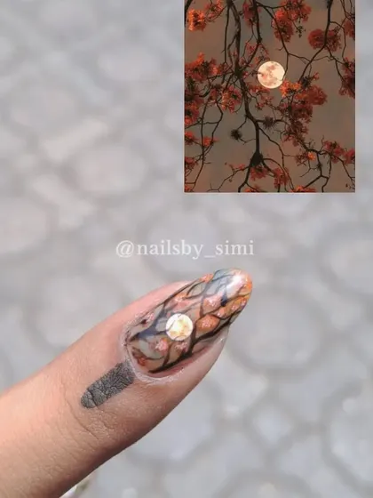 Another look at my art inspired by a photo of the moon. Let me know which of these tiny paintings is your favorite!