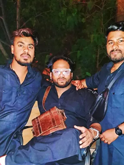 With my best buddies from the band Saaz-e-Mehfil after a show. These are the people who make the journey worthwhile.