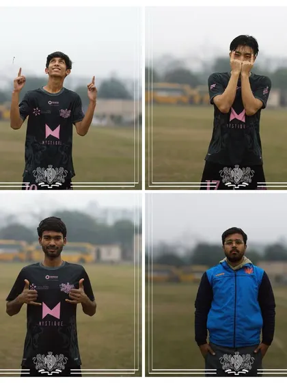 The U19 Lions squad. A collage of our players, each with a unique personality but a shared dream.