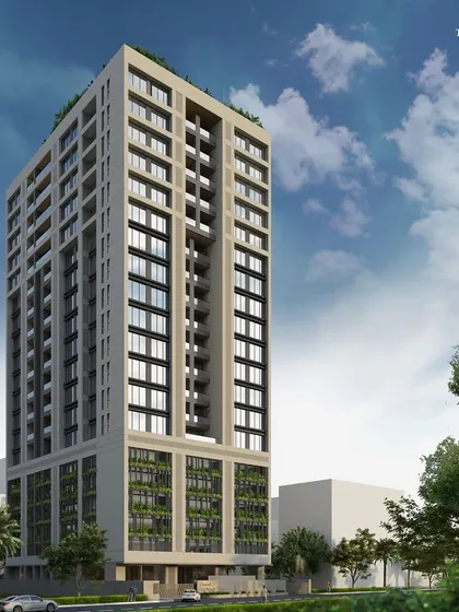 This residential development in Mumbai's western suburbs showcases how intelligent planning can transform a compact plot. A central vertical spine simplifies circulation and unlocks unobstructed views on all four sides.