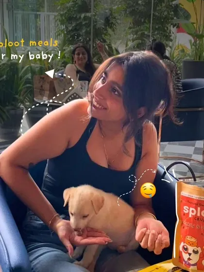 We love collaborating with our community. Here we are at a 'Paint for a Cause' event, where art and adoption came together to find homes for adorable Indie puppies.