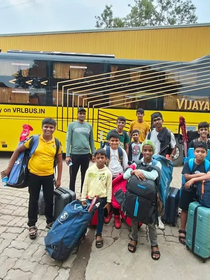 The team is ready to travel for an outstation tournament. Experiences like these build strong bonds, teach responsibility, and create lasting memories for our players.