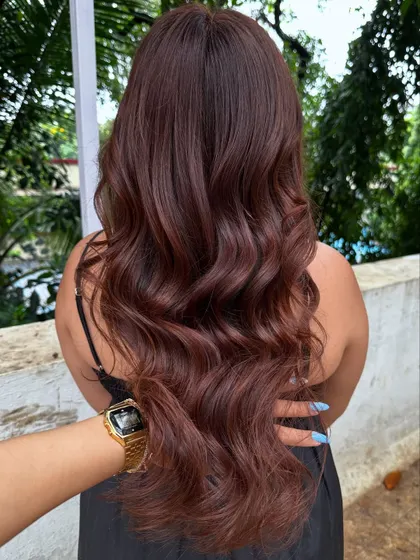 Birthday ready with a beautiful, rich red-brown color. This shade is perfect for making a statement.