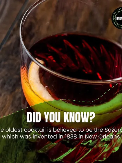 Did you know the Sazerac is one of the oldest cocktails? We know our history and can craft classic and modern drinks with expertise.