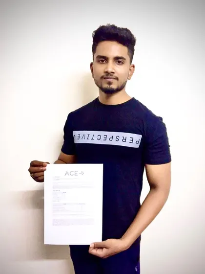 Congratulations to Nidarshan on becoming an ACE Certified Personal Trainer and on the opening of his new gym. We are excited to see him apply his new skills in his own venture.