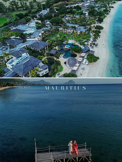 I travel with you to the ends of the earth to find the perfect canvas for your love. Here, against the azure waters and volcanic peaks of Mauritius, the story of a lifetime begins. My drone cinematography captures not just the view, but the feeling of being on top of the world together.