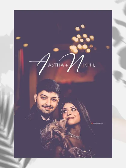A graphic-style portrait of the engaged couple, perfect for 'save the date' cards or social media announcements.