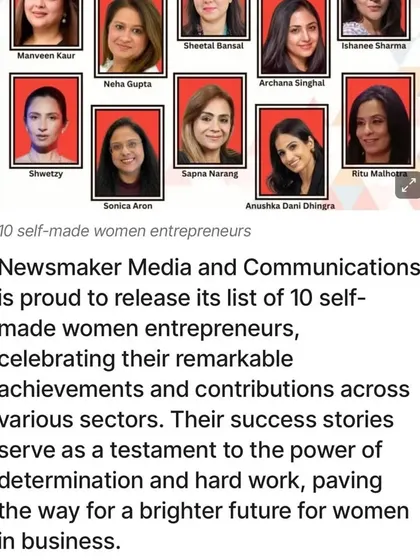 A closer look at the feature from Newsmaker Media and Communications, celebrating the achievements of women entrepreneurs. I am grateful to be included among such inspiring women.