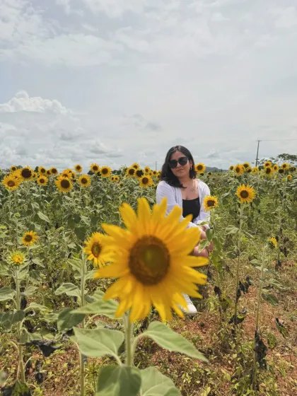 Finding my light among the sunflowers. Each one turns to face the sun, a beautiful lesson in seeking out what nourishes you.