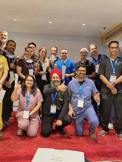 The faculty and delegates of the AHRS & ISHRS collaborative surgical workshop. It was a privilege to be part of such a talented and dedicated group of professionals.