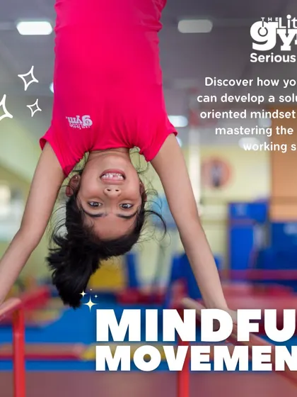 Hanging upside down on the bars is a fun challenge that builds serious upper body and core strength. It also helps kids develop a solution-oriented mindset as they master the art of working smart.