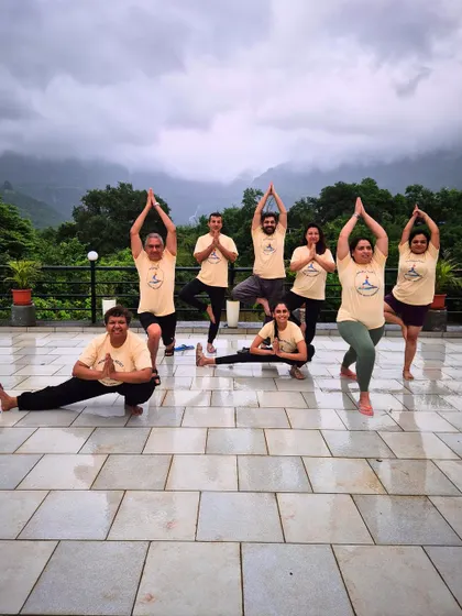 The beautiful community from our Monsoon Reset retreat. We practiced, laughed, and grew together against a stunning natural backdrop. This is what it's all about: connection with ourselves and with each other.