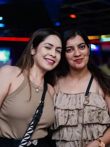 The club was full of happy faces and great energy.