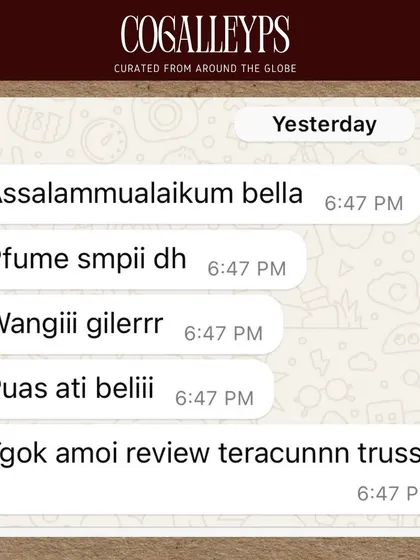 This customer was 'teracun' (poisoned or influenced) by another review and immediately bought one. She was so satisfied with her purchase and said it was "wangiii gilerrr" (insanely fragrant).