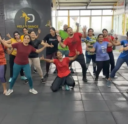 A happy, sweaty group of our Zumba participants after a great Sunday session. We are a supportive community that motivates each other to reach our fitness goals.