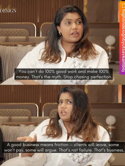 Running a design business isn’t about doing all the work; it’s about choosing the right work. In this interview, our Principal Designer, Shivani Lalittya, talks about learning to say no, choosing projects that align with our values, and understanding that friction is part of the process.