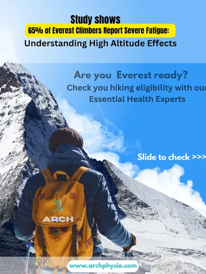 Are you Everest ready? Studies show the intense effects of high altitude. We provide essential health expert consultations to check your hiking eligibility and prepare you for the challenge.