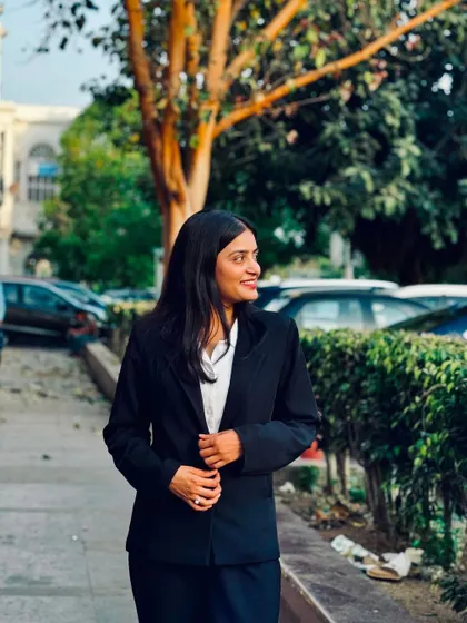 Another angle of my professional attire. A sharp appearance reflects a sharp legal mind, ready to advocate for law students and clients alike.