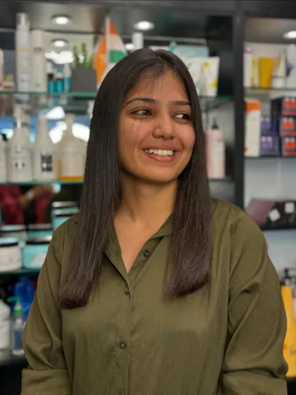 Another beautiful result. Her hair is now silky, smooth, and has a healthy shine that enhances her overall look.