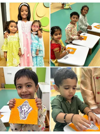 A glimpse into our festive celebrations, including Independence Day, Janmashtami, Ganesh Chaturthi, Diwali, and Christmas. Children participate in flag hoisting, dress in traditional attire, create festive crafts, and learn the significance of each occasion, fostering a deep appreciation for our diverse culture.