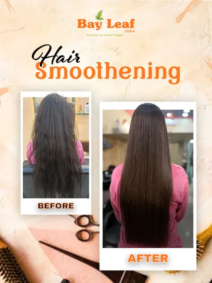 One salon visit is all you need for results like these. This client's hair smoothening transformation shows how you can get sleek, stylish hair with ease.