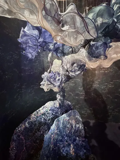 A repeat of image 118, a sculptural piece from the 'Into The Deep' installation.