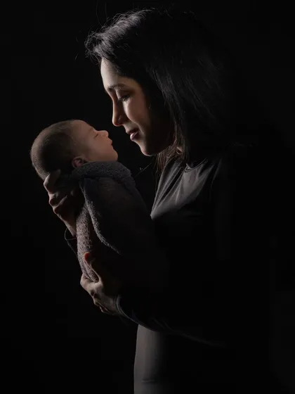 Introducing Jia, our sweetheart. This photo captures the quiet, profound love I felt the moment I held her.