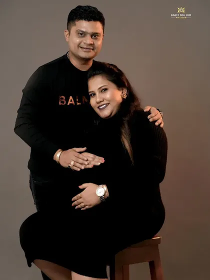 A slight variation of a classic couple's pose, capturing a different angle of their happy smiles. We take many shots to ensure we get that perfect expression of joy.