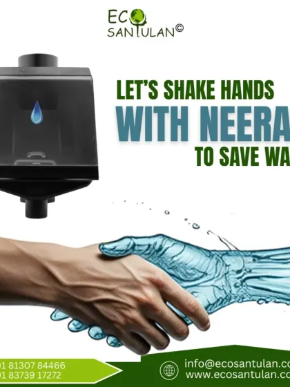 Partnering with nature is the best way to solve our water problems. Installing a Neerain filter is like shaking hands with a sustainable future, where you actively participate in saving water.