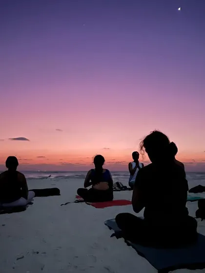More glimpses from our unforgettable Lakshadweep retreats. Every moment is a postcard, from sunrise dives and full moon dinners to candid conversations and quiet naps on the beach.