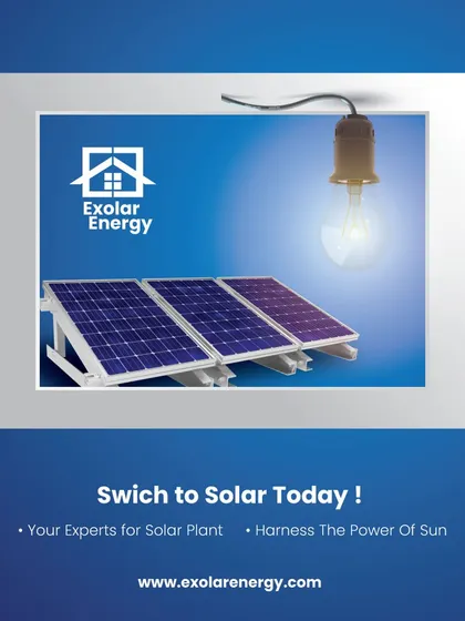 Switch to solar today. We are your experts for solar plants and will help you harness the power of the sun for your benefit.