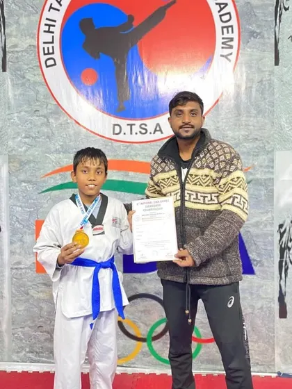 Another gold medalist from our team at the National Sikh Games. Sujal's performance was outstanding.