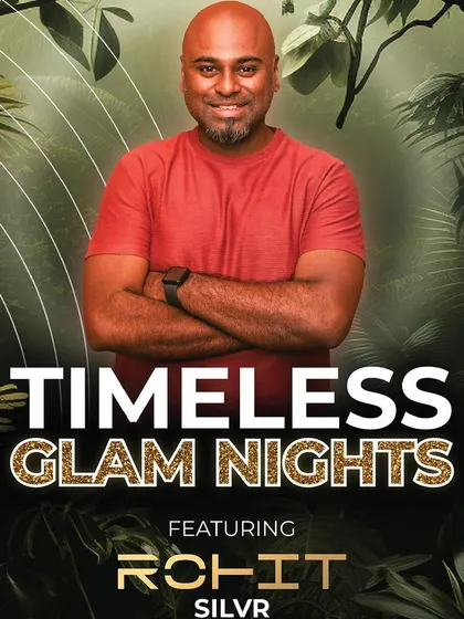 A flyer for my 'Timeless Glam Nights' at TYD.