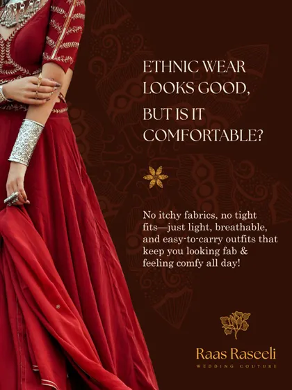 We believe style should never come at the cost of comfort. Our outfits are made from light, breathable fabrics with comfortable fits, so you can look and feel fabulous all day long.