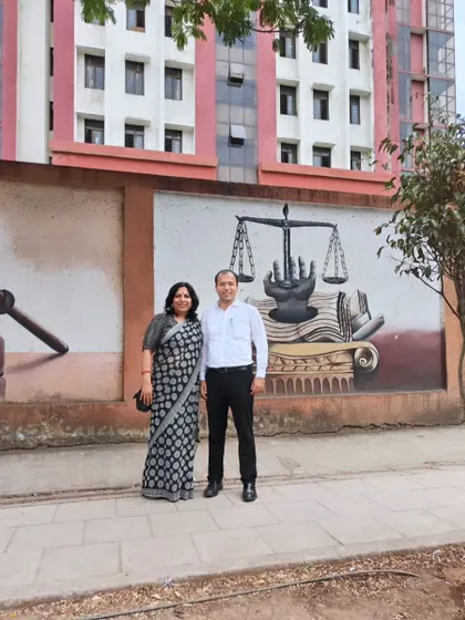 A day at the Belapur court with my colleague. The quest for justice takes us to courts at every level, from the local magistrate courts to the Supreme Court.