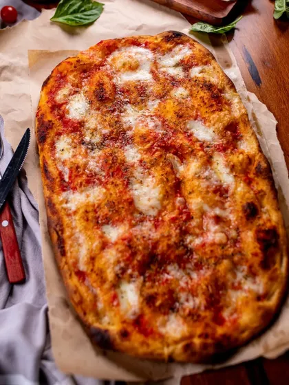 Our Pizza Alla Pala, a specialty from our Ghitorni outlet, ready for catering.