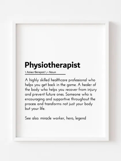 This is a simple, powerful definition of what a physiotherapist does. I see myself as a healer and a partner who encourages you through the process of recovery, helping transform not just your body but your life.