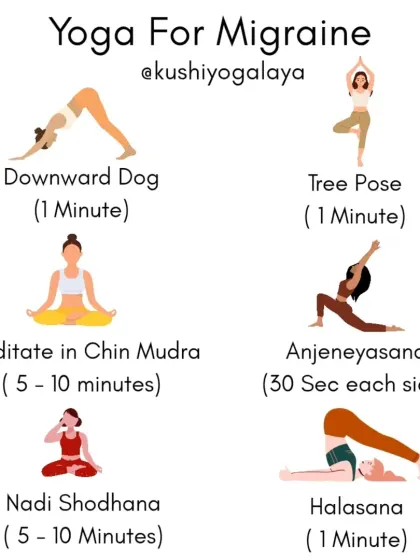 For migraine sufferers, this yoga sequence can be a lifesaver. It includes poses like Downward Dog to increase circulation and Nadi Shodhana to calm the nervous system, addressing the root causes of tension headaches.