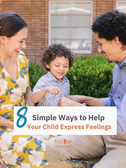 Here are 8 simple ways to help your child express their feelings, moving beyond "don't cry" to building true emotional intelligence.