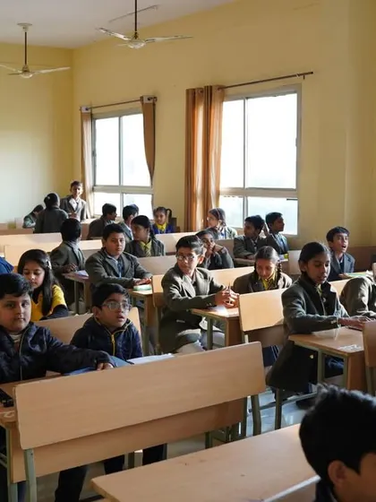Another view of a classroom full of participants, ready for the competition.